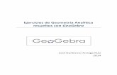 Ejercicios de Geometría Analítica resueltos con GeoGebra