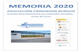 MEMORIA 2020 - Parkinson Burgos