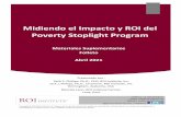 Midiendo el Impacto y ROI del Poverty Stoplight Program