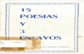 15 poesias y 3 ensayos santillan - Cultura Tabasco