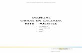 MANUAL OBRAS EN CALZADA MTB - PUENTES