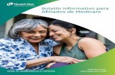Boletín Informativo para Afiliados de Medicare