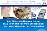 Los Sistemas Nacionales de Inversión Pública y su ...