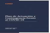 Plan de Actuación y Contingencia frente al COVID-19