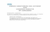 OBRAS SANITARIAS DEL ESTADO OSE COMPRA DIRECTA Nº …