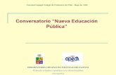 Conversatorio “Nueva Educación Pública”