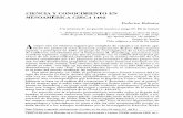 CIENCIA Y CONOCIMIENTO EN MESOAMÉRICA CIRCA 1492