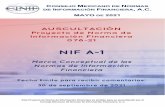 Auscultación NIF A-1, Marco Conceptual de las NIF