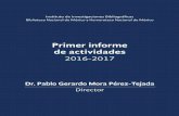 Primer informe de actividades - UNAM