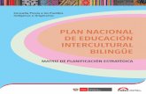 PLAN NACIONAL DE EDUCACIÓN INTERCULTURAL BILINGÜE