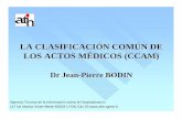 LA CLASIFICACIÓN COMÚN DE LOS ACTOS MÉDICOS (CCAM)