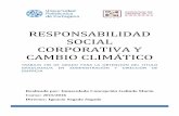 Responsabilidad Social Corporativa y Cambio Climático