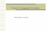Tema 2: Lenguajes Formales - Cartagena99