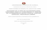 ESTUDIOS DE LA RED DE ALCANTARILLADO SANITARIO …