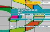 CATÁLOGO DE PUBLICACIONES - SESST