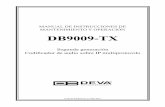 DB9009-TX - Manual de instrucciones de mantenimiento y ...