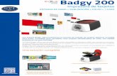 OFICIAL Badgy 200 Impresora de tarjetas - STI Card