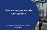 Que es un proceso de Concesión? - COCATRAM