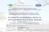 PLAN DE ESTUDIOS 2015-II ADECUADO A LA LEY 30220
