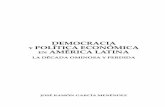 DEMOCRACIA y POLÍTICA ECONÓMICA en AMÉRICA LATINA