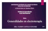 TEMA: Generalidades en electroterapia