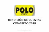 RENDICIÓN DE CUENTAS CONGRESO 2018