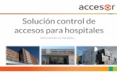 Solución control de accesos para hospitales