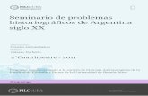 Seminario de problemas historiográficos de Argentina siglo XX