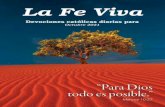 La Fe Viva Abril-Mayo-Junio 2020