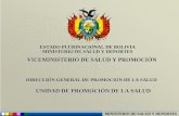 VICEMINISTERIO DE SALUD Y PROMOCIÓN