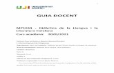 MP1034 - Didàctica de la Llengua i la Literatura Catalana ...