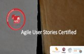 Agile User Stories Certified