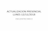 ACTUALIZACION PRESENCIAL LUNES - 12/03/2018