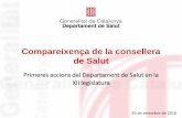 Compareixença de la consellera de Salut - Govern.cat