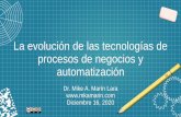 La evolución de las tecnologías de procesos de negocios y ...