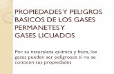 PROPIEDADES Y PELIGROS BASICOS DE LOS GASES …