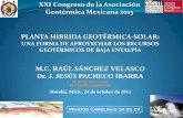 XXI Congreso de la Asociación Geotérmica Mexicana 2013 ...