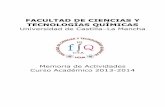 FACULTAD DE CIENCIAS QUÍMICAS - UCLM