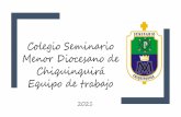 Colegio Seminario Menor Diocesano de Chiquinquirá Equipo ...