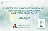 RENDICIÓN PÚBLICA DE CUENTAS INICIAL 2021 INSTITUTO ...