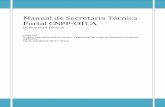 Manual de Secretaria Técnica Portal CNPP-OTCA