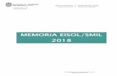 MEMORIA EISOL/SMIL 2018 - Ayuntamiento de Pamplona