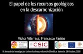 El papel de los recursos geológicos en la descarbonización