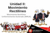 Unidad II: Movimiento Rectilíneo