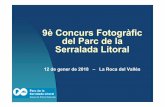 9è Concurs Fotogràfic del Parc de la Serralada Litoral