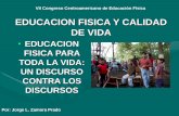 EDUCACION FISICA Y CALIDAD DE VIDA