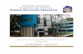 Escuela Normal Superior de México Planta Docente Maestría
