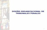 DISEÑO ORGANIZACIONAL DE TRIBUNALES PENALES