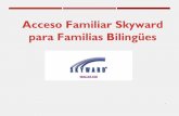 Acceso Familiar Skyward para Familias Bilingües