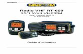 Radio VHF RT-650 - Navicom